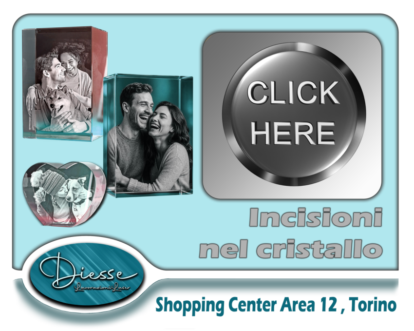 incisioni 3D cristallo , foto 3d su cristallo , incisioni bigiotteria , incisioni laser 3d