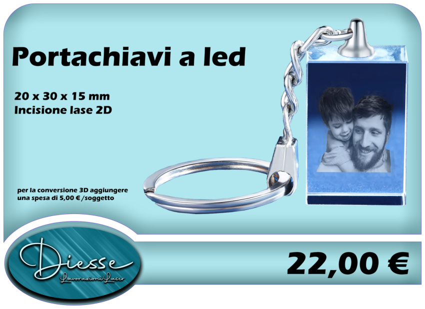 portachiavi a led , portachiavi incisi 3d , portachiavi 3d , portachiavi personalizzati , cristallo portachiavi
