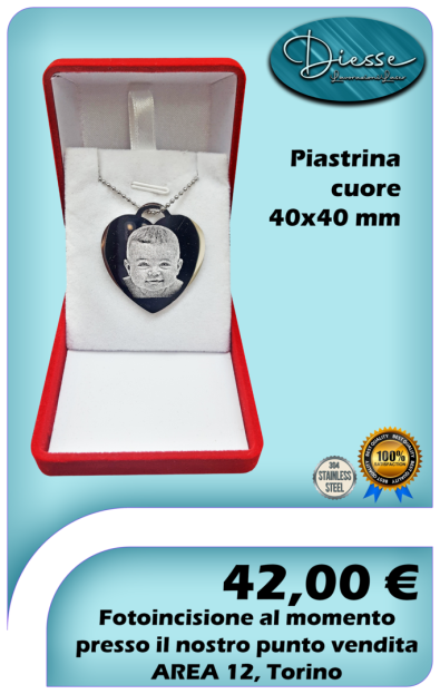 collana con la foto , foto incisa , foto su ciondoli, ciondoli personalizzati  ,